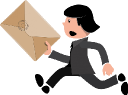 Running Papers Person